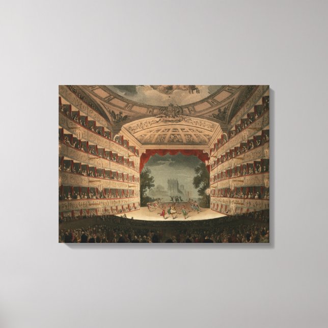 New Covent Garden Theatre Canvas Print (Front)