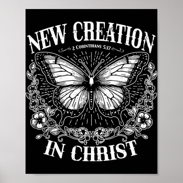 New Creation In Christ, Boho Christian, Western Fa Poster (Front)