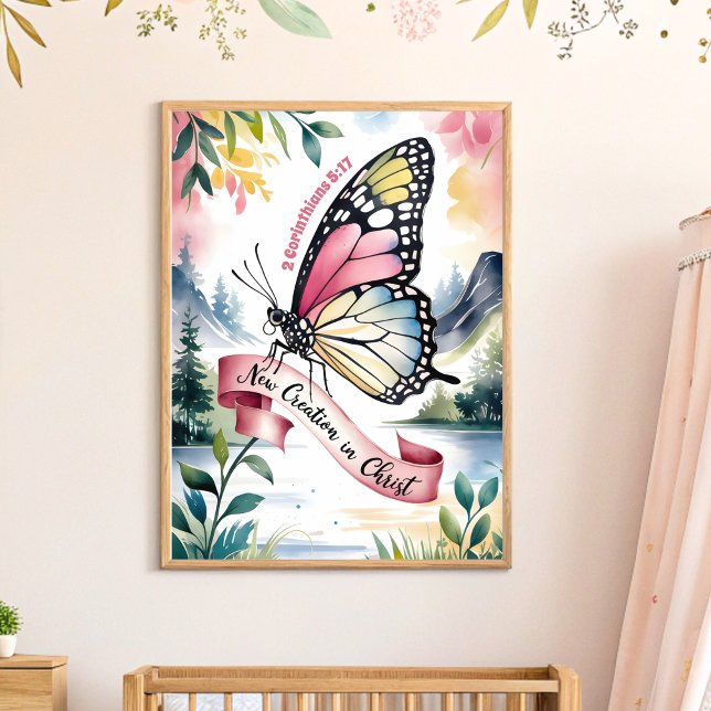 New Creation in Christ Christian Nursery Wall Art (Creator Uploaded)