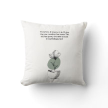 New Creation Pillow – 2 Corinthians 5:17