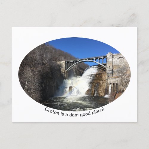 New Croton Dam Croton New York Postcard