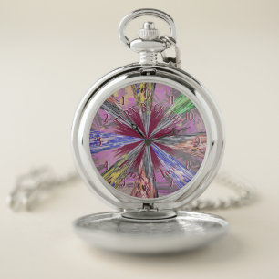 New Crystals Backwards Pocket Watch