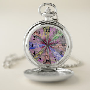 New Crystals Backwards Pocket Watch