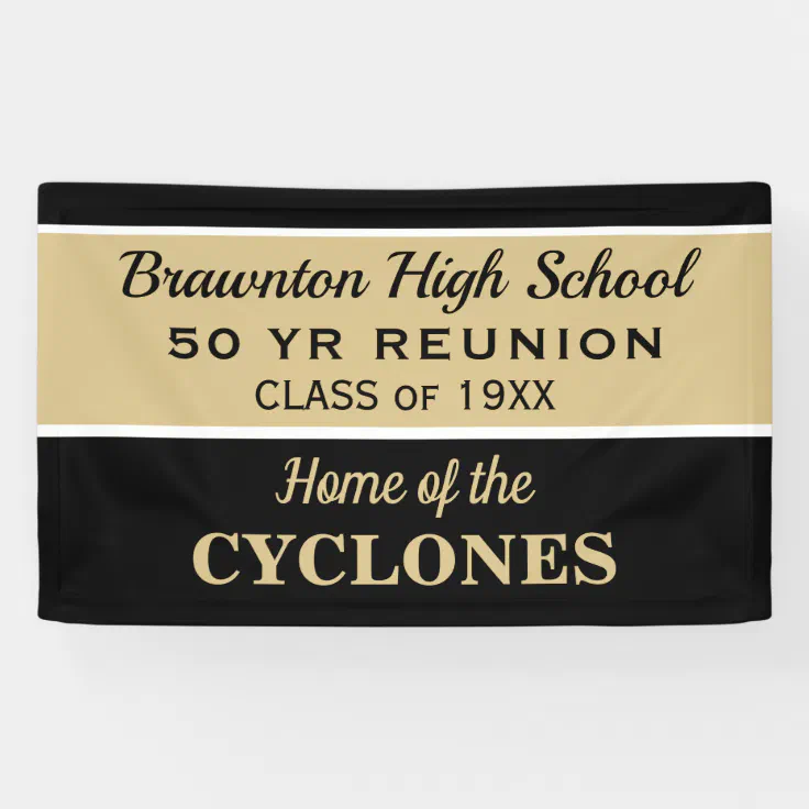 New! Custom Class Reunion Banner Zazzle