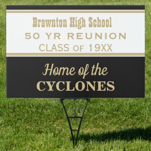 New Custom Class Reunion Yard Sign