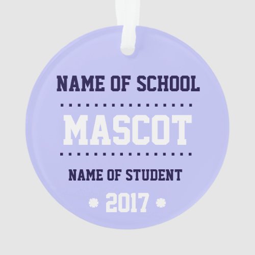 New Customizable Class of 2017 Ornament