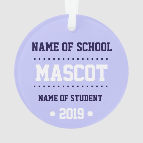 New Customizable Class of 2019 Ornament