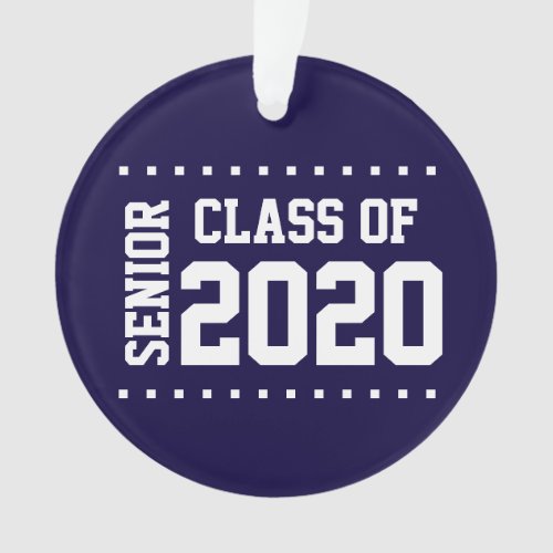 New Customizable Class of 2020 Ornament