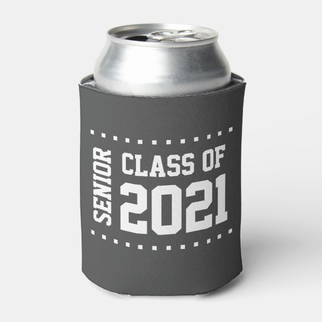 New Customizable Class of 2021 Graduation Can Cooler (Can Front)