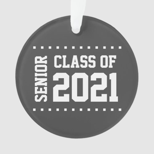 New Customizable Class of 2021 Ornament