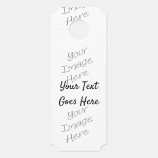 New Customizable Items Door Hanger