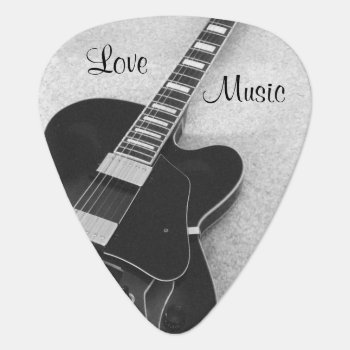 New Customizable Love Music Guitar Pick by ops2014 at Zazzle