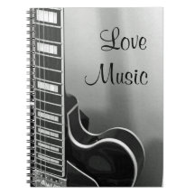 NEW Customizable Love Music Notebook