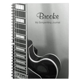 New Customizable My Songwriting Journal by ops2014 at Zazzle