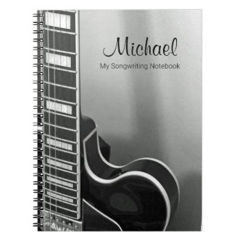New Customizable My Songwriting Notebook by ops2014 at Zazzle