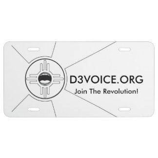 New D3Voice.org Pride Plate