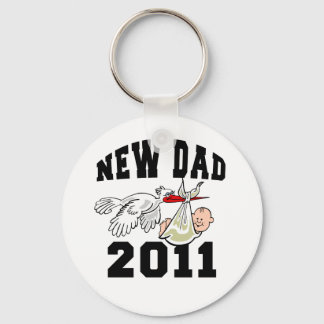 New Dad 2011 Keychain