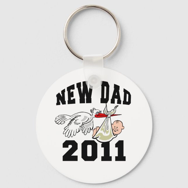 New Dad 2011 Keychain (Front)