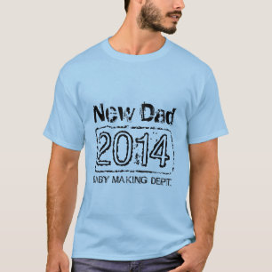 New Dad 20XX t shirt for father baby making dept