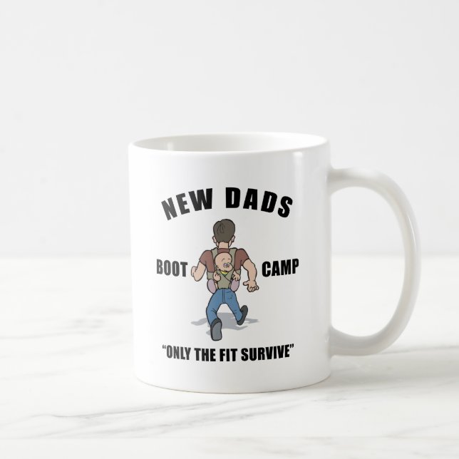 New Dad Boot Camp Coffee Mug (Right)