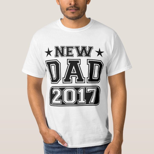 New Dad Crew 2017 T-Shirt (Front)