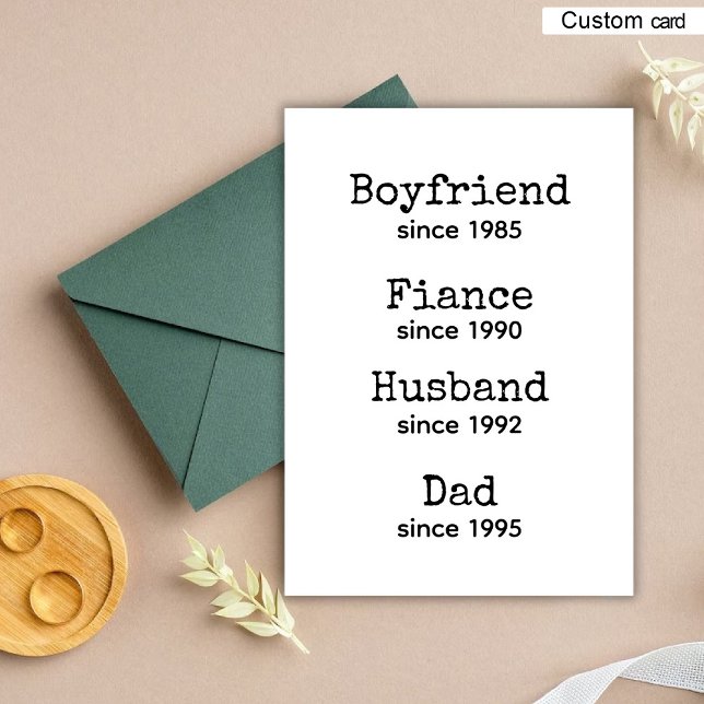 New Dad / Dad to Be Pregnancy Announcement Card (New Dad / Dad to Be Pregnancy Announcement Card)