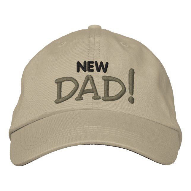 New DAD! Embroidered Baseball Hat (Front)