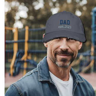 NEW DAD - est.2023 Embroidered Baseball Cap