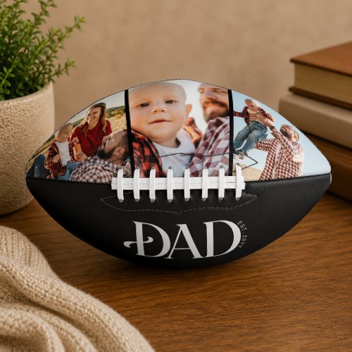 New Dad Established Photo Football