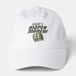New Dad Fathers Day Scramble Funny Diaper Money Performance Cap