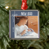 New Dad First Christmas Photo