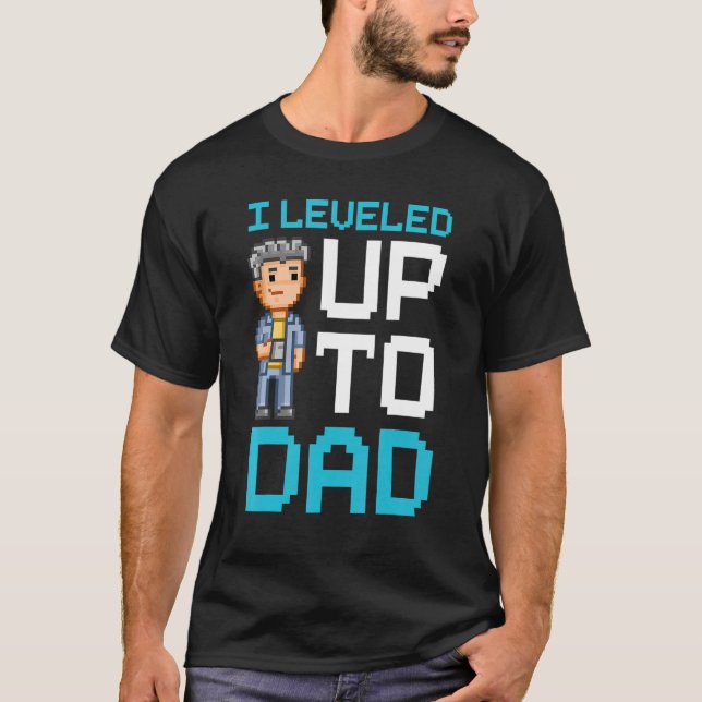 New Dad First Time Father Video Gamer T-Shirt (Front)