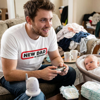 New Dad in Training - Funny T-Shirt