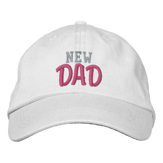 New Dad of Baby Girl, Proud Parent of Newborn Embroidered Baseball Cap
