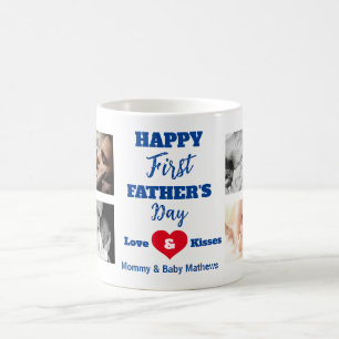 New Dad Photo Collage Coffee Mug