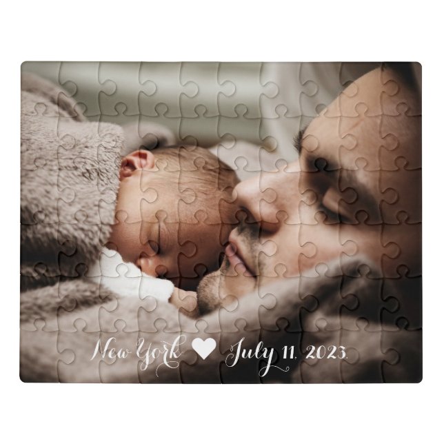 New Dad Photo Jigsaw Puzzle (Puzzle Horizontal)