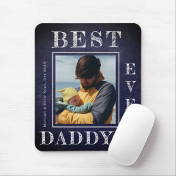 New dad photo personalized First Fathers Day Mouse Pad