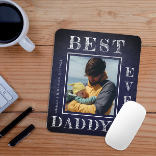 New dad photo personalized First Fathers Day Mouse Pad