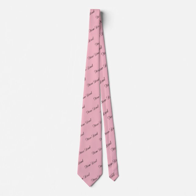 NEW DAD PINK TIE (Front)