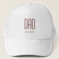 Fathers Day Hat Redwork