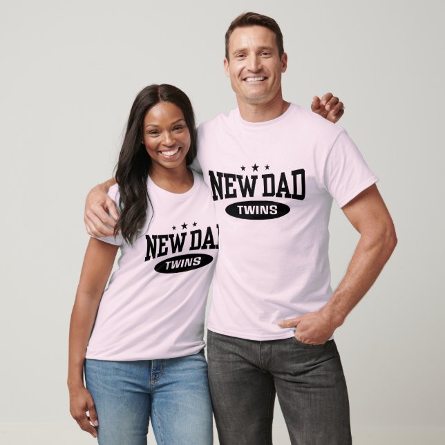 New Dad Twins T-Shirt (Unisex)