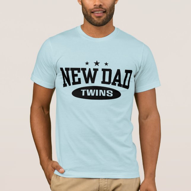 New Dad Twins T-Shirt (Front)