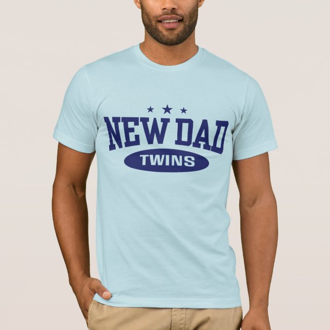 New Dad Twins T-Shirt (Front)