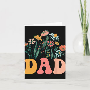 New Dad Wildflower First Birthday & Baby Showe Card