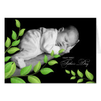 New Daddy 1st Father's Day Newborn Baby Card