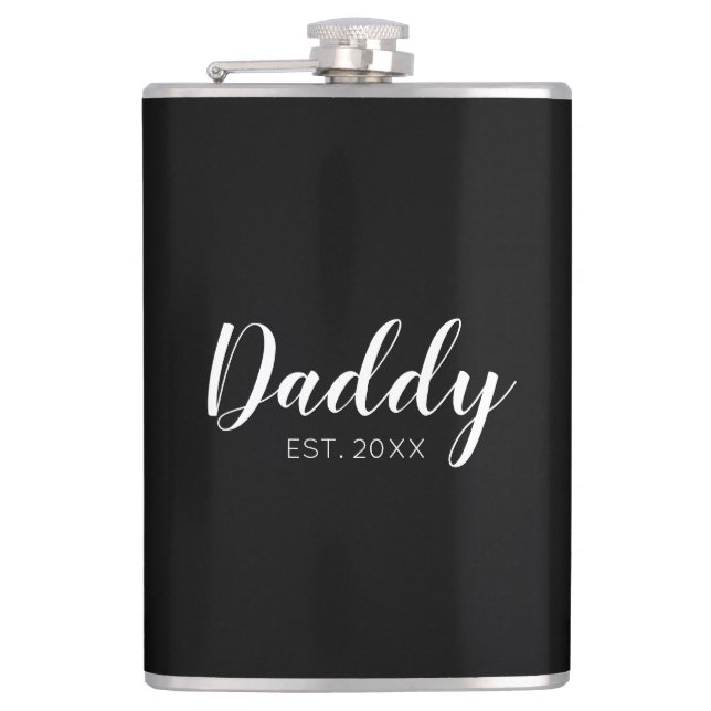 New Daddy Established 2022 Flask (Front)