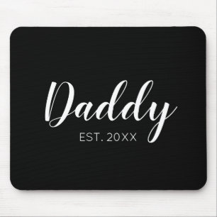 New Daddy Established 2024 Mouse Pad