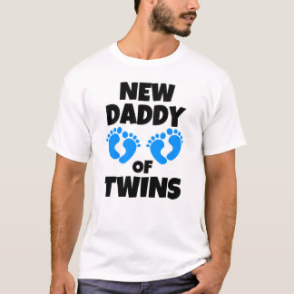 New Daddy of Twin Boys sons funny T-Shirt