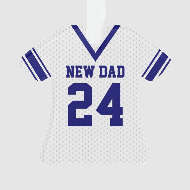 New Daddy Sport Jersey with Photo Ornament (Front)
