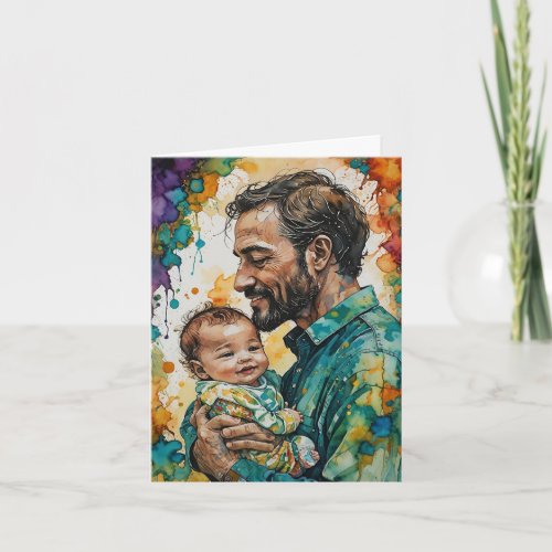 New Dads First Chapter _ A Fathers Day Card